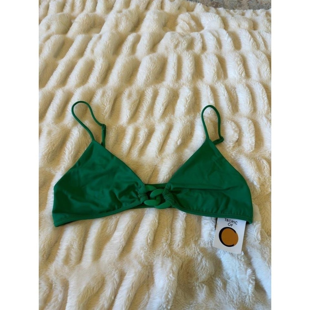 New Tropic Of C Mia Bikini Top in Iguana, nwt